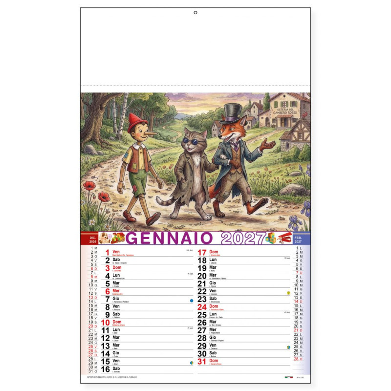 Calendario Fiabe D9690