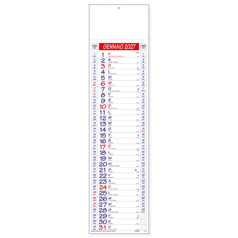 CALENDARIO MAXI SILHOUETTE C0290