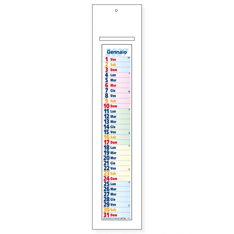 Calendario Passafoglio CP04